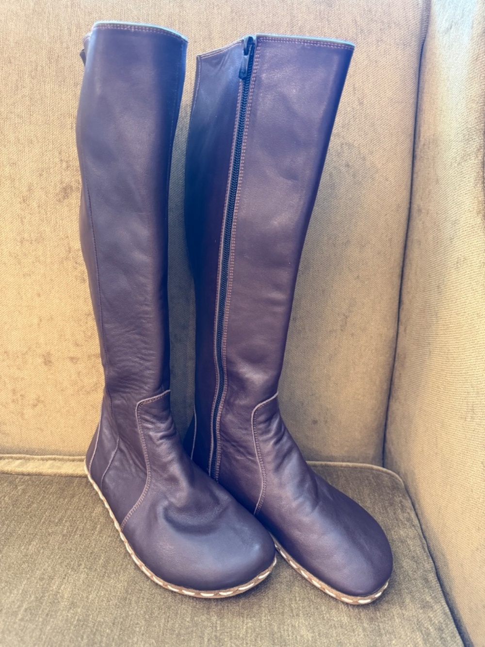 Nefes tall leather minimal boots - Picture 2 of 2